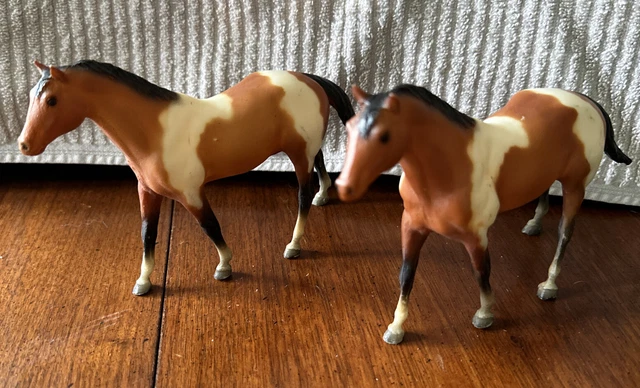 Breyer 9035 Little Bits/Paddock Pals Pinto Quarter Horse Stallion Shrinky X2