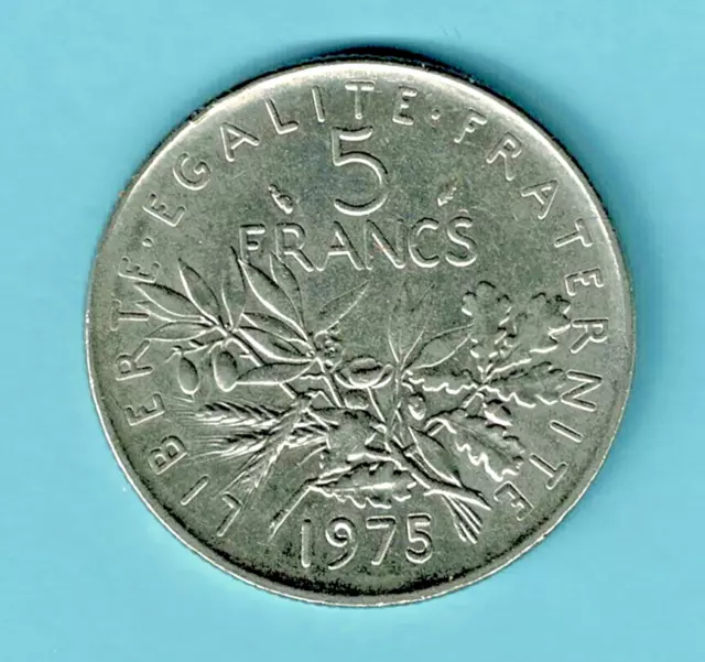 Frankreich - 5 Francs - 1975 - vorzüglich