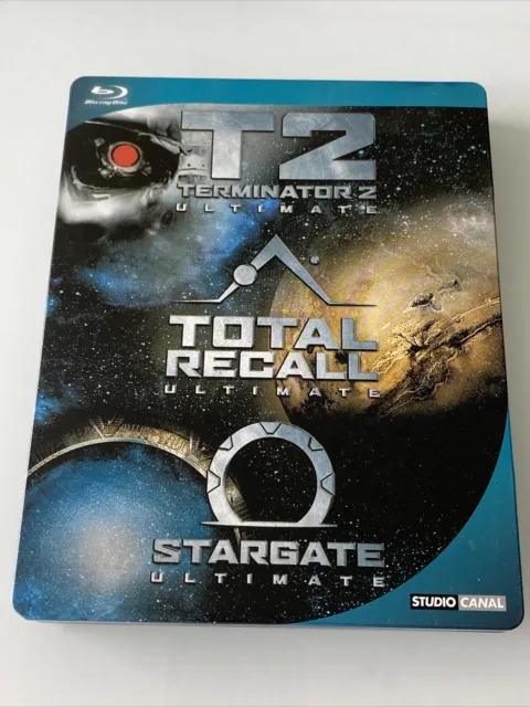 Stargate Terminator 2 Total Recall 3 Bluray Steelbook Studiocanal France Rare
