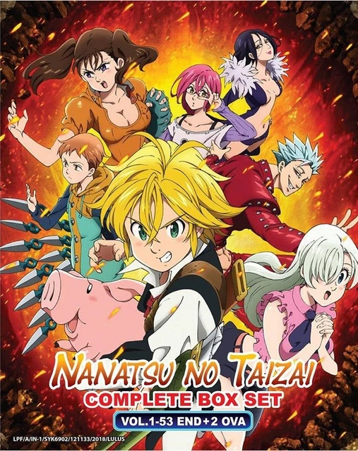 DVD Anime The Seven Deadly Sins Complete Boxset (1-53 End)+2 OVA English Dub/Sub