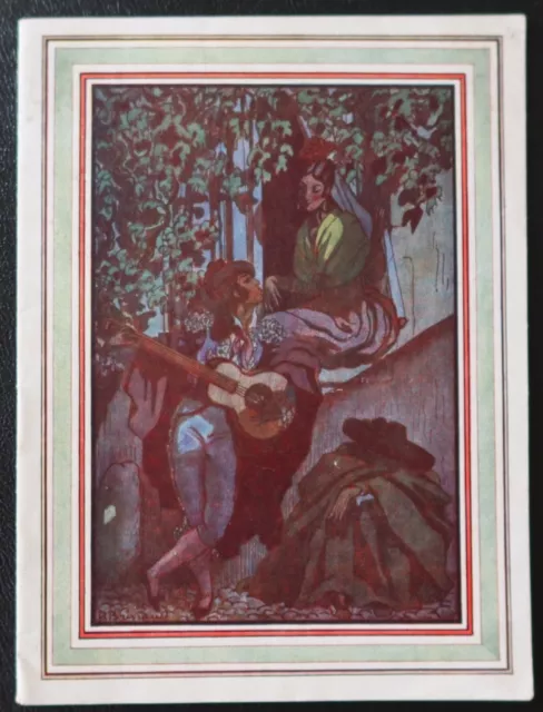 Programme 1927 THEATRE DE LA GAITE LYRIQUE illustrateur BRISSAUD pub Hotchkiss