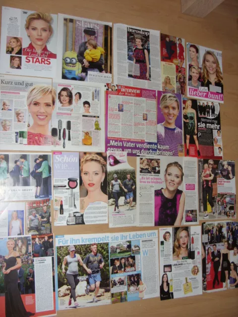 SCARLETT  JOHANSSON  - Pressesammlung, Berichte, Ausschnitte,clippings,