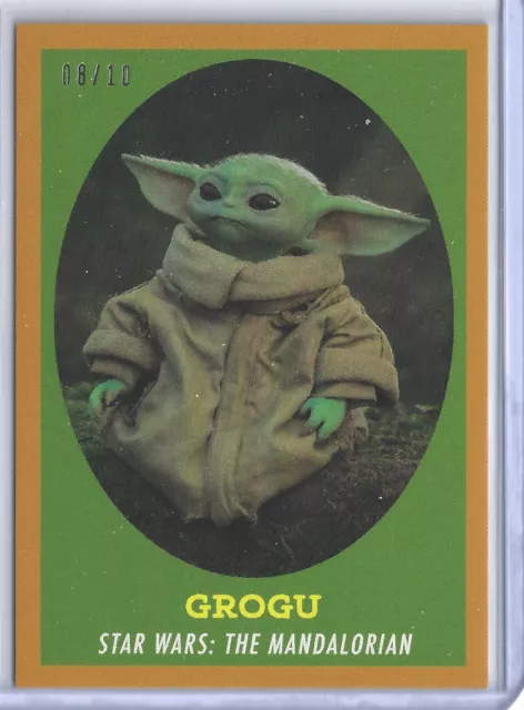 Topps Now Star Wars Throwback Thursday Bronze Parallel: 32 Grogu 08/10