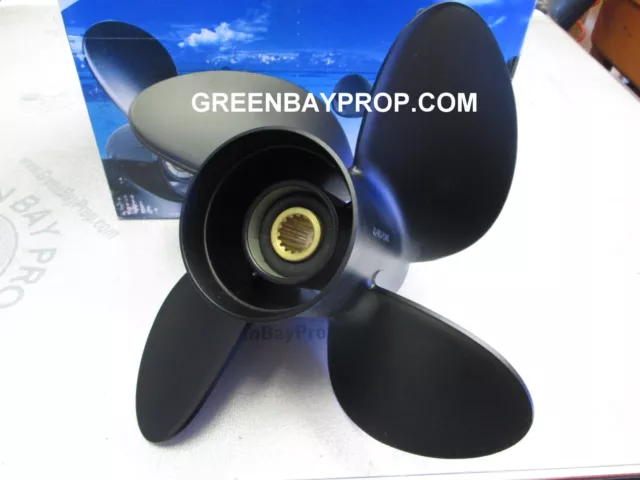 13.25 x 13 Pitch 4 Blade Prop for Yamaha Nissan/Tohatsu Outboard 50-140 Hp