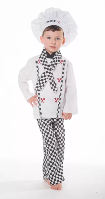 Ex ELC Chef Cook Costume Boys/Girls Outfit Book Day Fancy Dress Outfit Role play