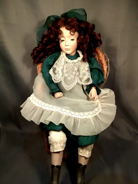 The Ashton-Drake Galleries Porcelain  Doll  "Alexandra " 20"-51cm 1995 RARE