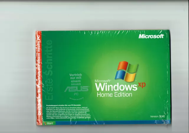 Microsoft Windows XP Home Edition - NEUWERTIG OEM Software Version 2002