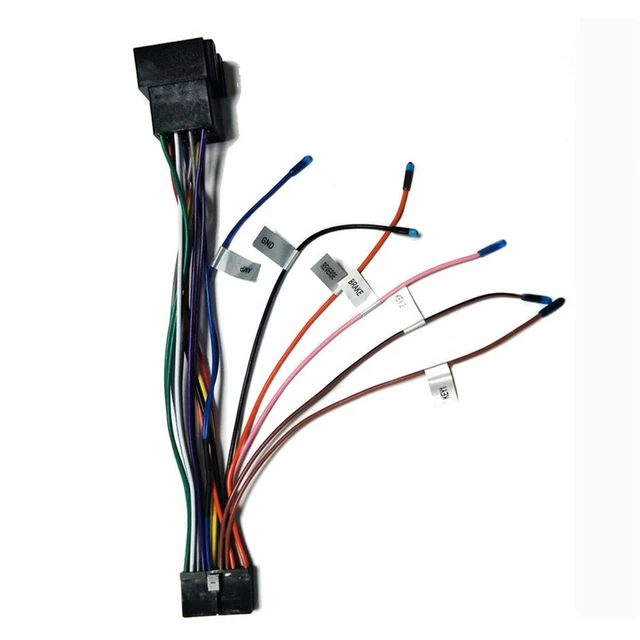 CAR STEREO 20PIN ISO Wiring Harness Connector Adapter For ISO Wiring