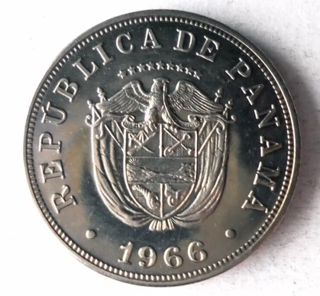 1966 PANAMA 5 CENTESIMOS - Proof Excellent Coin - FREE SHIP - Bin #128