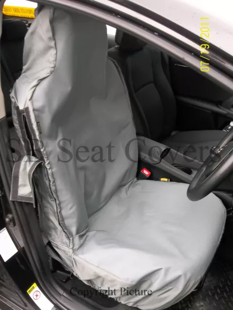 I- Para Toyota Verso Coche, Fundas de Asiento, de Calidad Impermeable Gris, 2