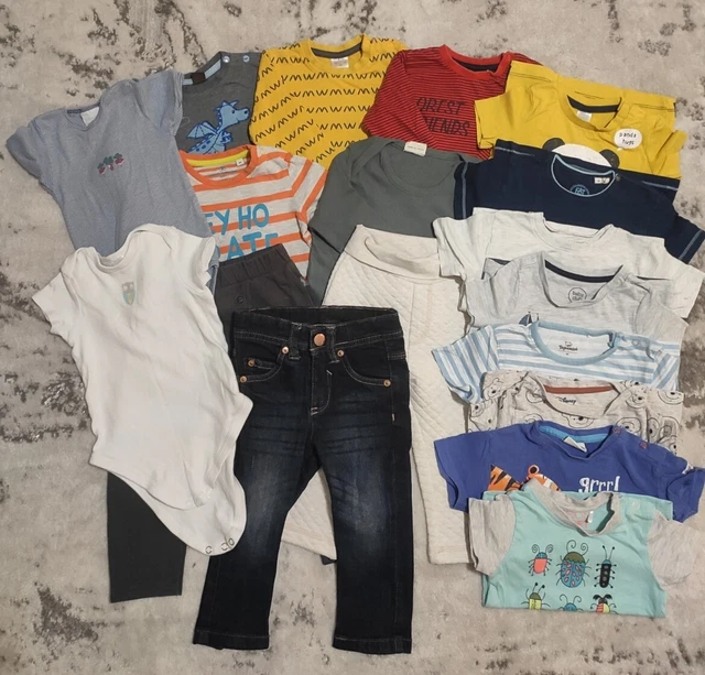 Baby Bekleidung Paket Junge Gr.80 (18 tlg.)