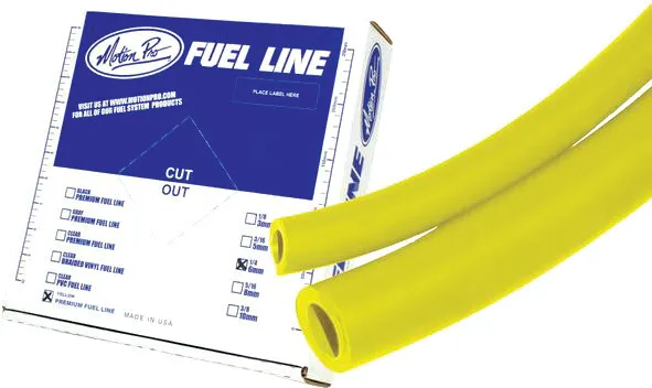Motion Pro Low Permeation Premium Fuel Line 25' x 1/4" Yellow 12-0068