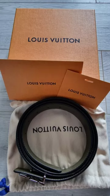 Louis Vuitton LV SHAPE PATCHWORK BELT 40mm 95cm/38”32uk 100%Authentic