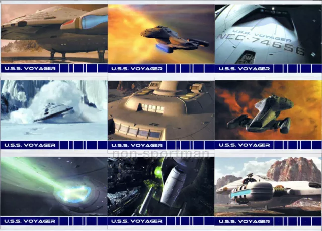 Quotable Star Trek Voyager U.s.s. Voyager Set (9)