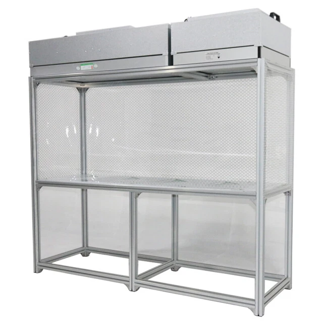 Ventilation Laminar Flow Hood Dust Free Room Double Operation Air Clean Bench
