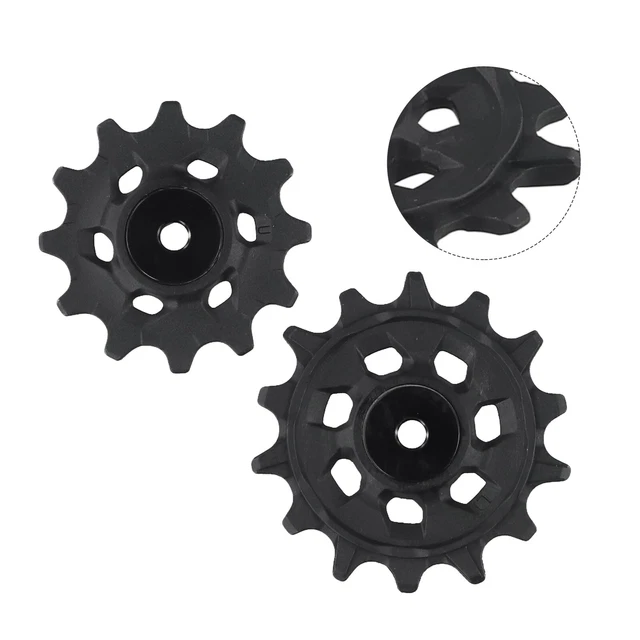 Poulies De Dérailleur Arrière Tacx X2 – Roues Jockey Noires, 6 Vitesses, Vintage Campy