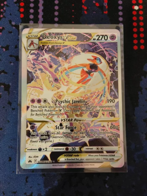 Deoxys Vstar - GG46/GG70 Crown Zenith Gallery Pokemon - MINT – The