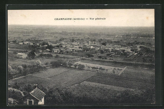 CPA Champagne, Vue generale