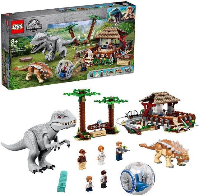 LEGO JURASSIC WORLD 75941 Indominus Rex vs. Ankylosaurus New & Retired ...