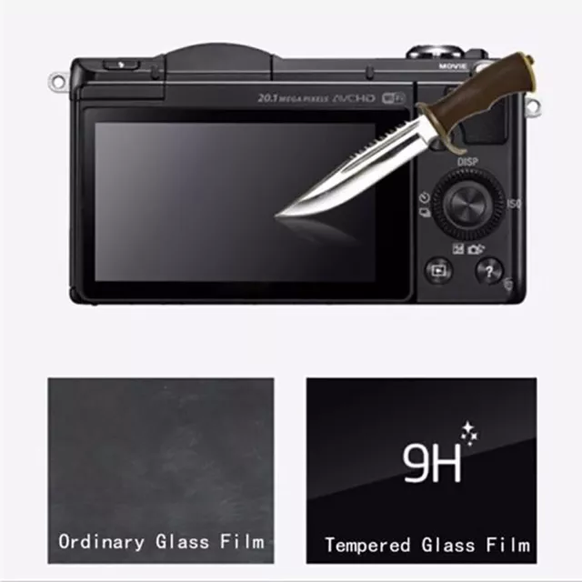 For alpha A6000 A6300 A6500 tempered glass lcd screen protector cover film  ZDP 2
