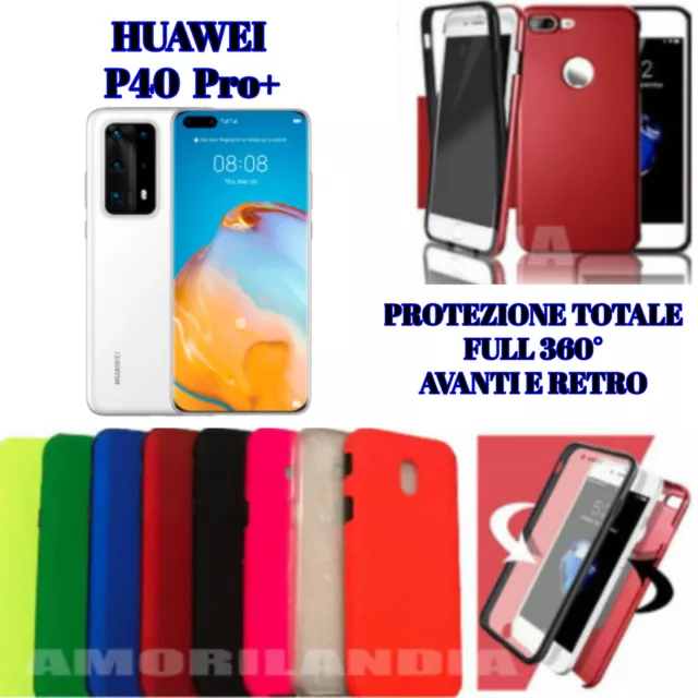 cover ibrida PER HUAWEI P40 PRO+ (PLUS) TOTALE 360° fronte e retro L'originale