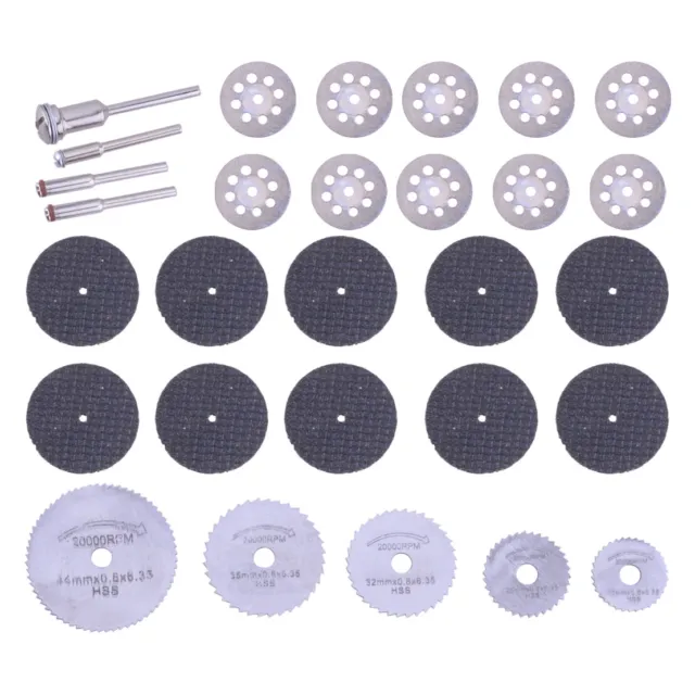 30Pcs HSS Circular Saw Blade Set For Drill Rotary Tool Cutting Wheel Disc