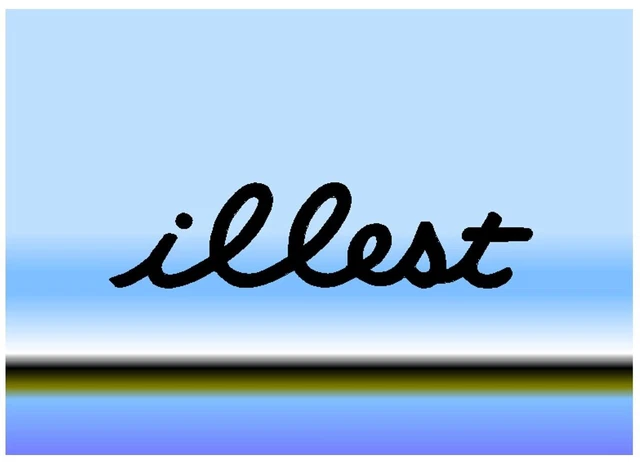 illest Decal Sticker Lowered JDM KDM Stancenation Hellaflush Color options LOOK!
