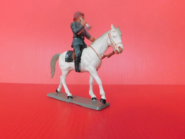 ANCIEN / OLD STARLUX - CAVALIER SOLDAT CLAIRON CHEVAL - SOLDIER HORSEMAN - TOP