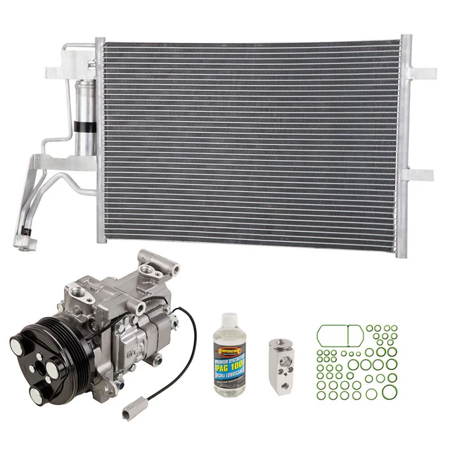 For Mazda 3 & 5 Mazda3 Mazda5 A/C Kit w/ AC Compressor Condenser & Drier CSW