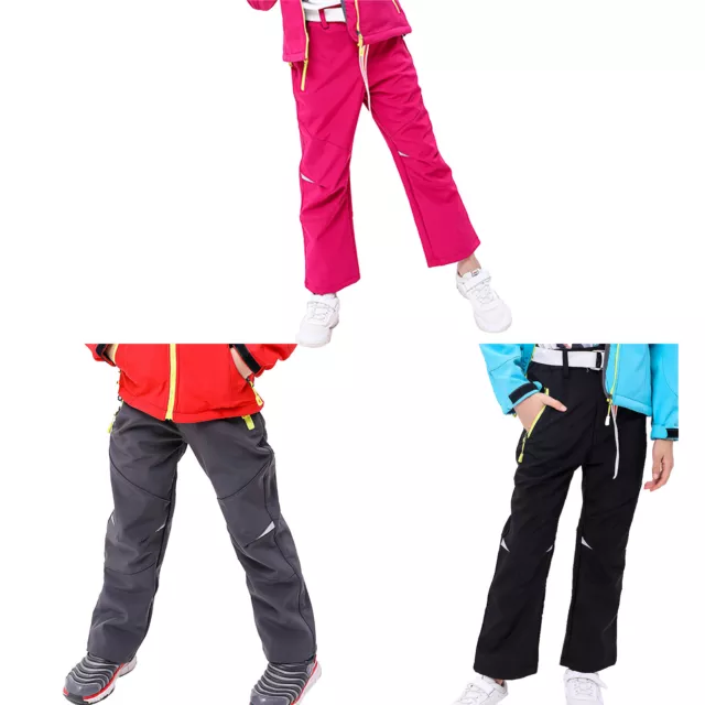 Kids Boys Girls Pants Hiking Streetwear Gym Trousers Skiing Bottoms Playing