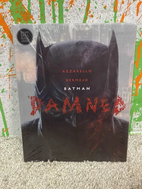 BATMAN Damned by Brian Azzarello DC Comics BLACK LABEL Hardcover HC Sealed NEW