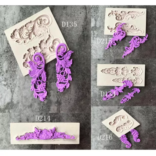 3D Silikon Fondant Silikonform Hochzeit Tortendeko Marzipan Kuchen Form