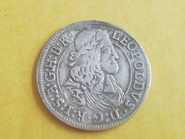 AUTRICHE . LEOPOLD I . ( 1657 à 1705) . 3 KREUZER . 1670 .