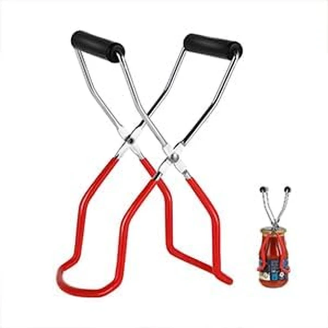 Pinza Solleva Barattoli Antiscivolo In Acciaio Inox E PP – Per Vasetti In Vetro E Lattine – 22 Cm - 5