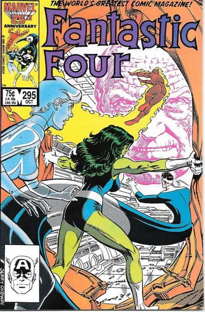 Fantastic Four Comic Book #295 Marvel Comics 1986 VERY HIGH GRADE UNREAD NEW