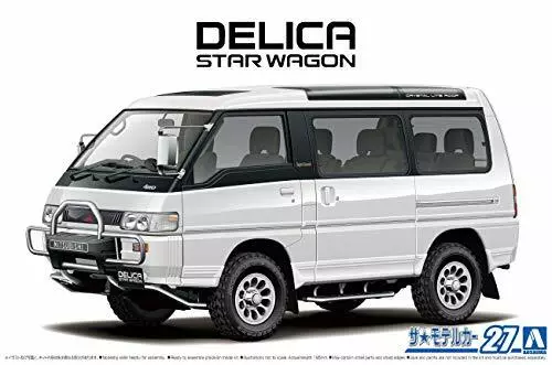 Aoshima 1/24 Scale Mitsubishi P35W DELICA Star Wagon 1991 Plastic Model 061398