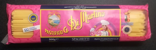 Barbie - Spaghetti Special Edition - Pasta Di Gragnano I.g.p. Italy Food - Cult