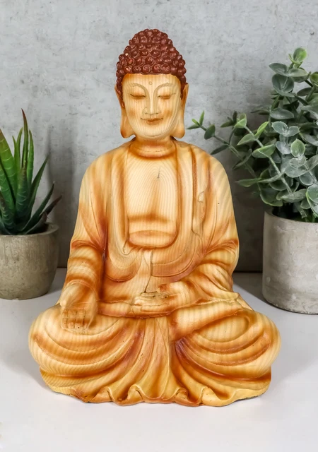 Ebros Eastern Meditating Buddha Gautama Amitabha in Varada Mudra Pose Statue