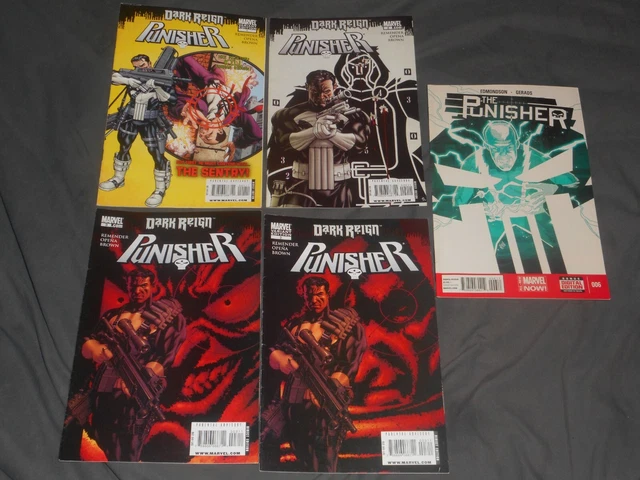 The Punisher - Comic Book Lot  issues #1 to #4 - MARVEL COMICS 2009