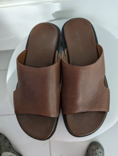 kenneth cole NWOB brown leather mens sandals size 11