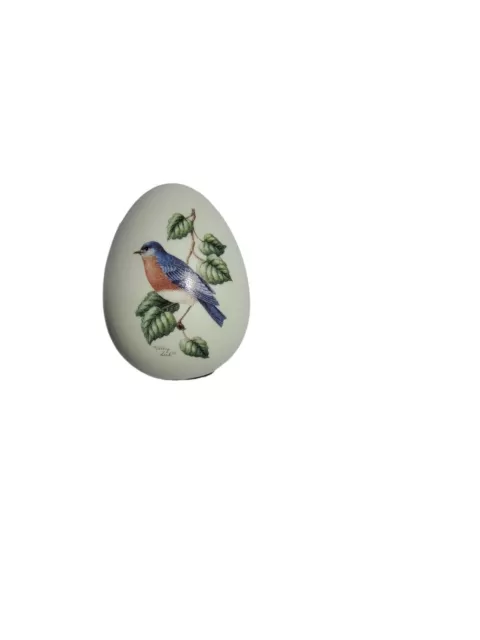 Handpainted Porcelain Egg by Kathy Seek