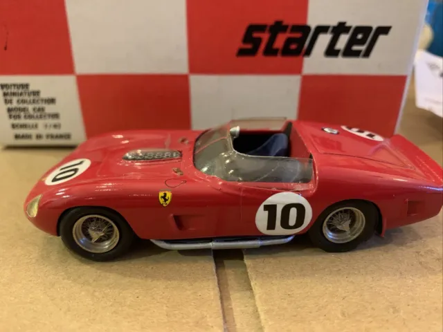 Starter 1/43 Resin Kit Built Car Model: Ferrari Tr61 Le Mans 1961 #10