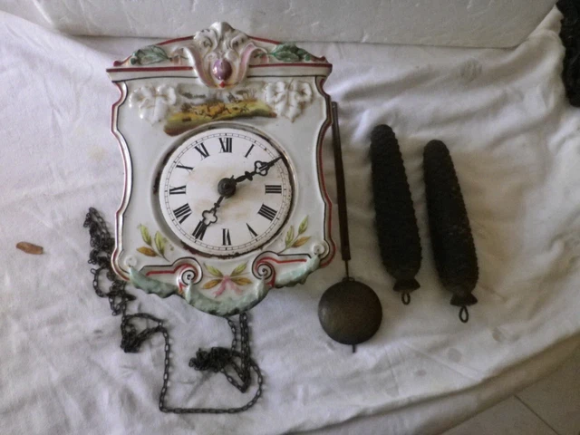 Sospensione Per Pendolo Orologio Comtoise N° 522 - Ricambio In Metallo