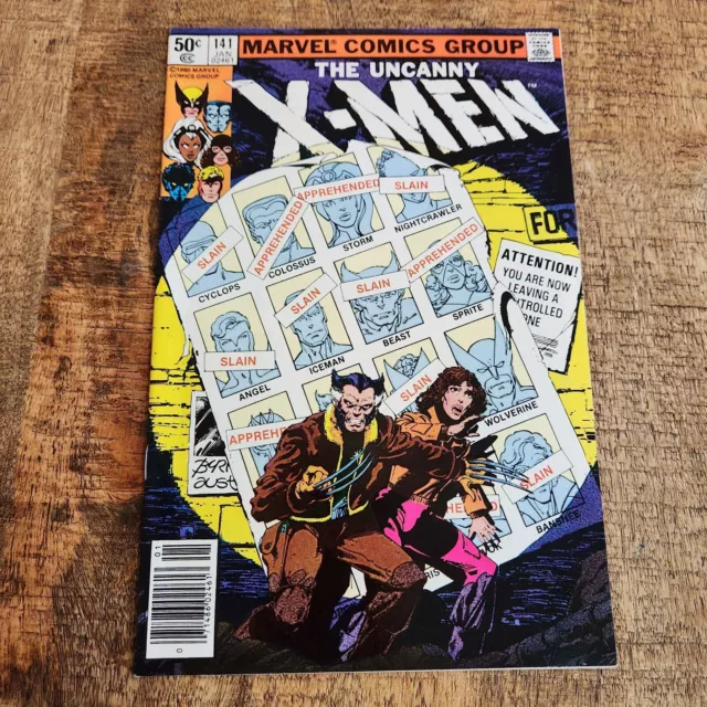 Uncanny X-Men #141 Newsstand Edition January 1981 Marvel Comics VF/NM 9.0