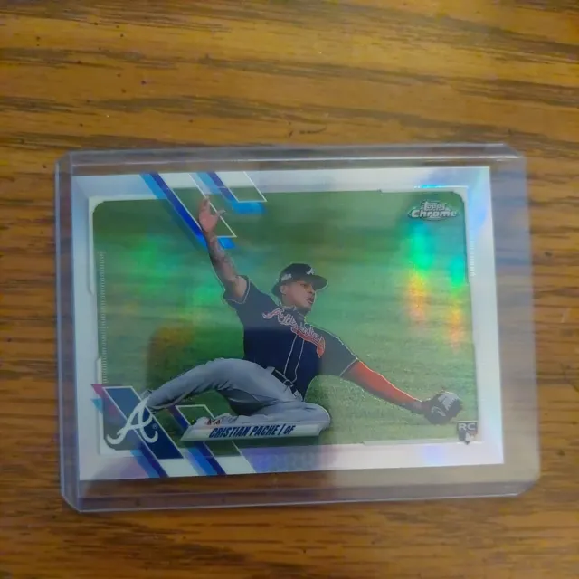 2021 Topps Chrome Refractor SP ‘Image Variation’ Christian Pache RC #187 Rookie