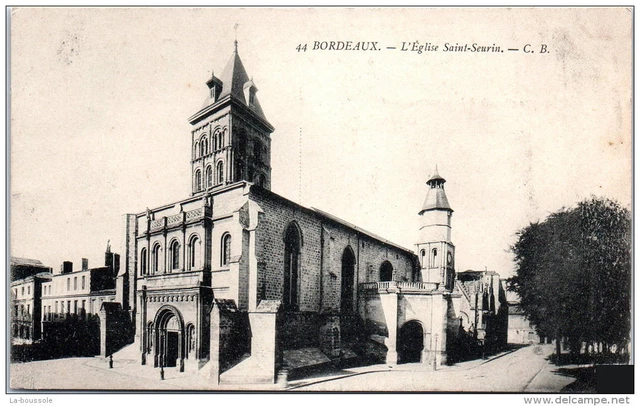 33 BORDEAUX -- l'eglise saint seurin.