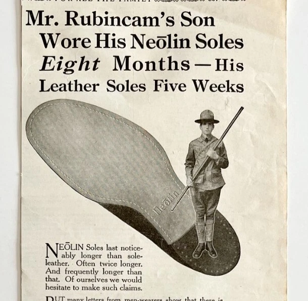 1917 Goodyear Neolin Soles Shoes Advertisement Boy Scout Theme LGADYC4