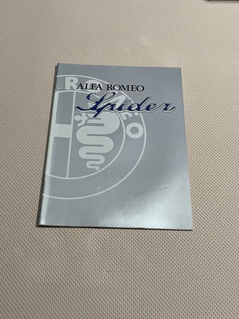 Alfa Romeo Spider Catalog
