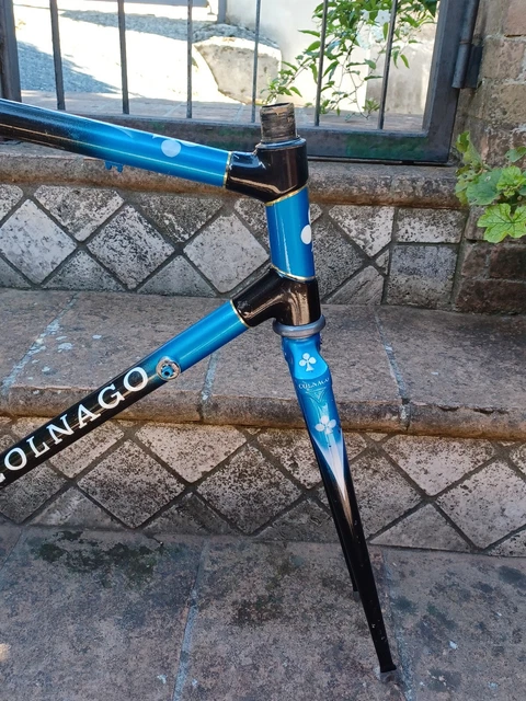 Bandeau Vintage Colnago NOS – Blanc, Taille Unique, Fabriqué En Italie