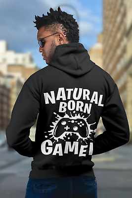 Uomo Natural Born Killer Gamer Player kapuenjacke Geek Nerd Pullover Merch